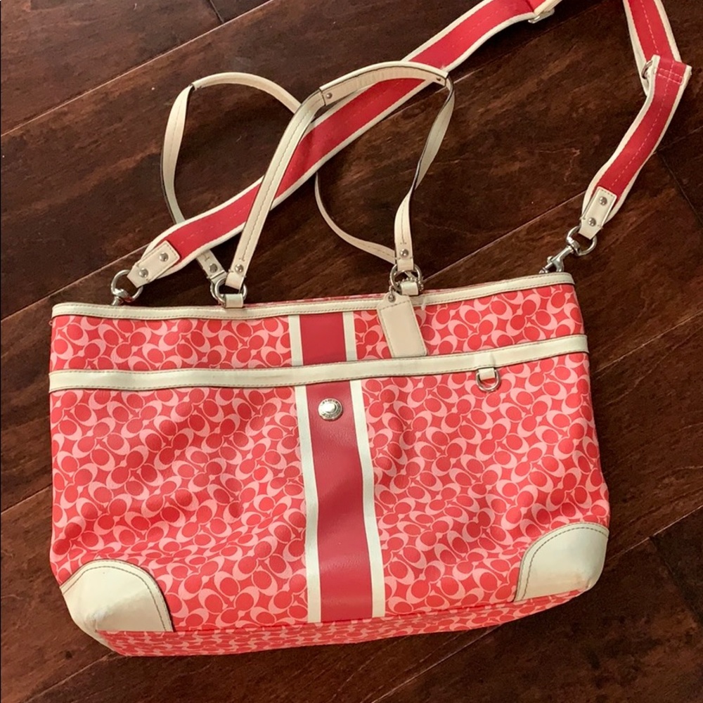Authentic Coach diaper bag